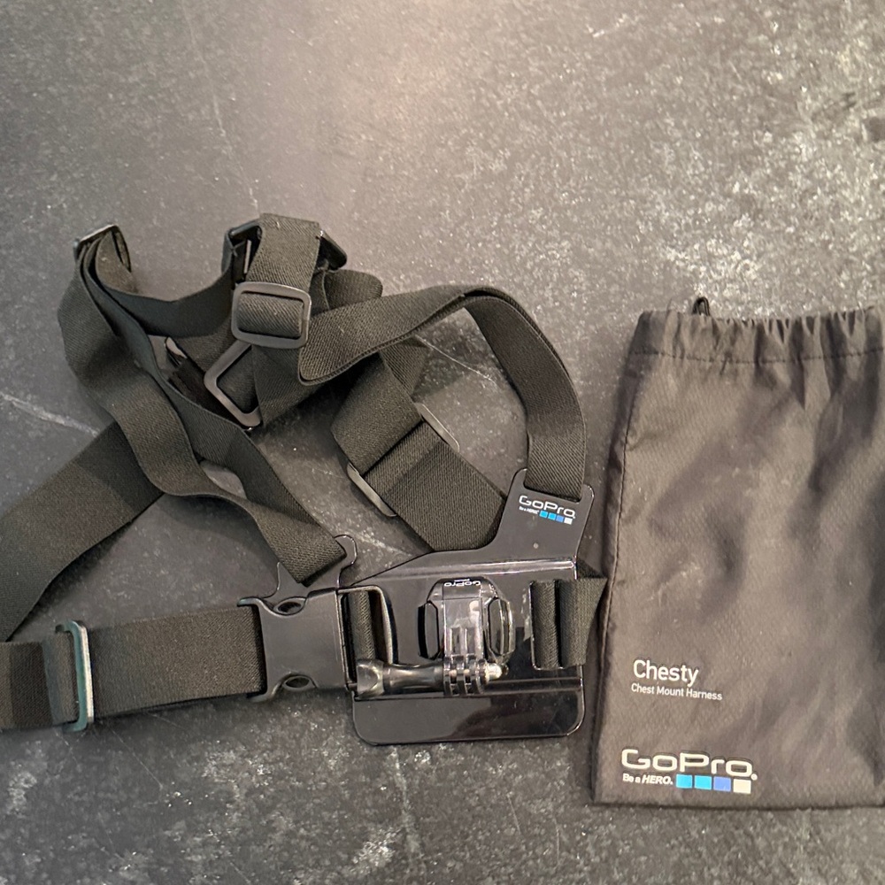 GoPro Black Chesty Chest Mount Harness with Carry Pouch